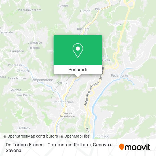 Mappa De Todaro Franco - Commercio Rottami