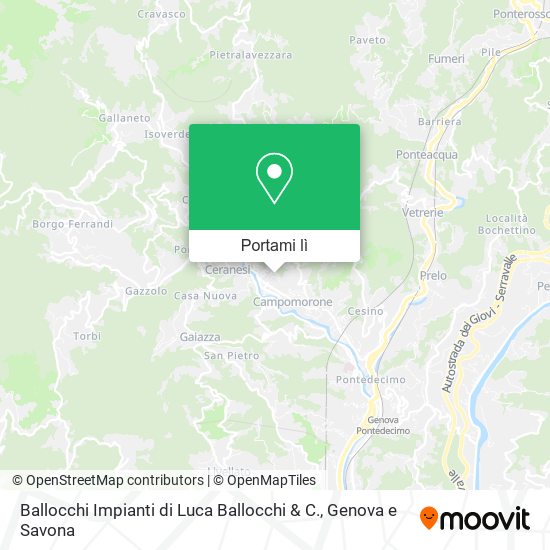 Mappa Ballocchi Impianti di Luca Ballocchi & C.