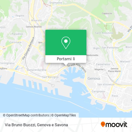 Mappa Via Bruno Buozzi
