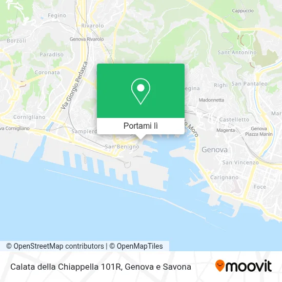 Mappa Calata della Chiappella 101R