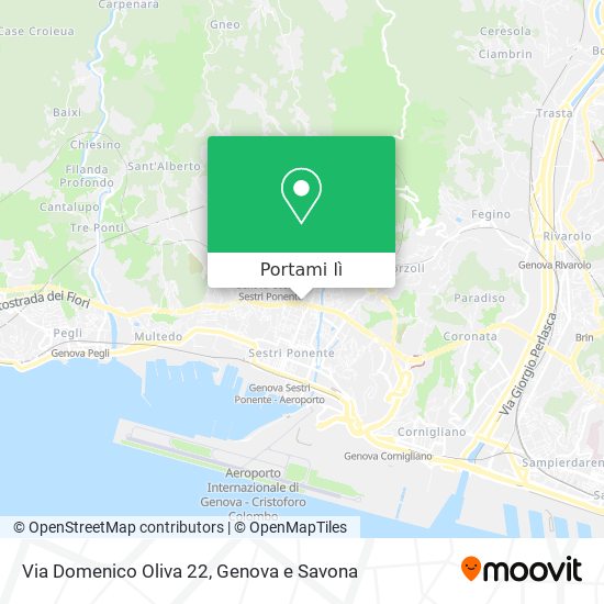 Mappa Via Domenico Oliva 22