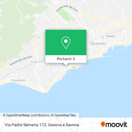 Mappa Via Padre Semeria 172