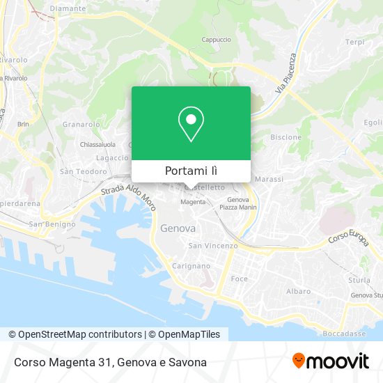 Mappa Corso Magenta 31