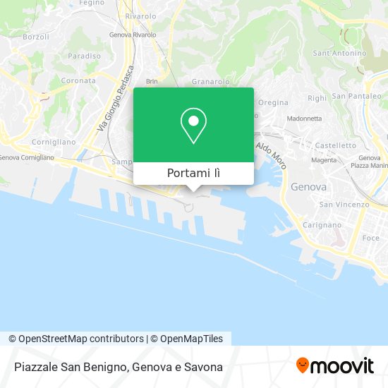 Mappa Piazzale San Benigno