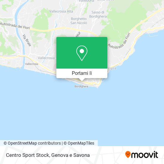 Mappa Centro Sport Stock