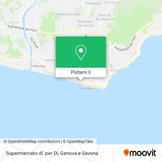 Mappa Supermercato di' per Dì