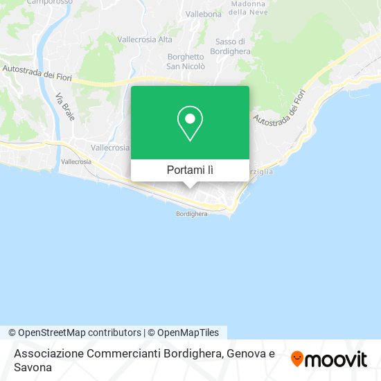 Mappa Associazione Commercianti Bordighera