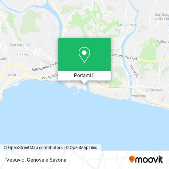 Mappa Vesuvio
