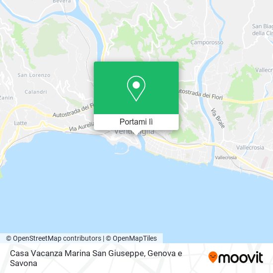 Mappa Casa Vacanza Marina San Giuseppe