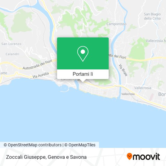 Mappa Zoccali Giuseppe