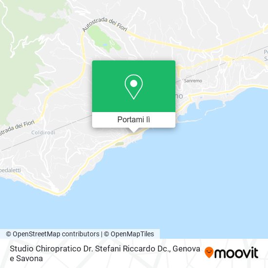 Mappa Studio Chiropratico Dr. Stefani Riccardo Dc.