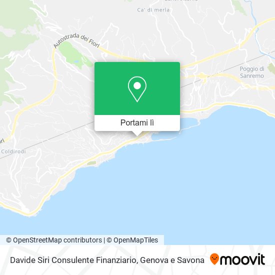 Mappa Davide Siri Consulente Finanziario