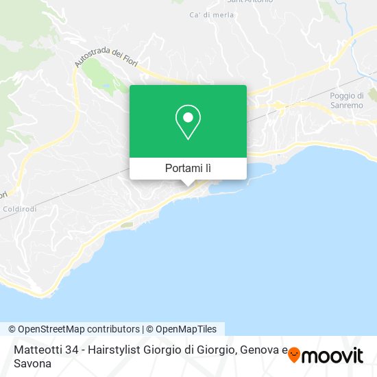 Mappa Matteotti 34 - Hairstylist Giorgio di Giorgio