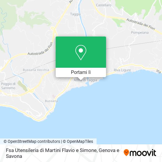 Mappa Fsa Utensileria di Martini Flavio e Simone