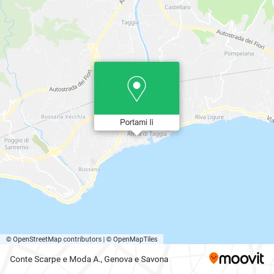 Mappa Conte Scarpe e Moda A.