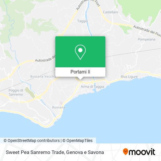 Mappa Sweet Pea Sanremo Trade