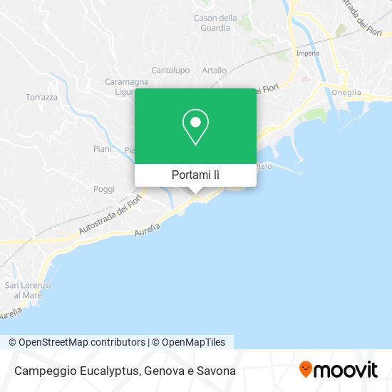 Mappa Campeggio Eucalyptus