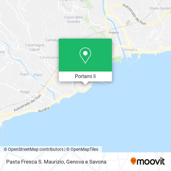 Mappa Pasta Fresca S. Maurizio