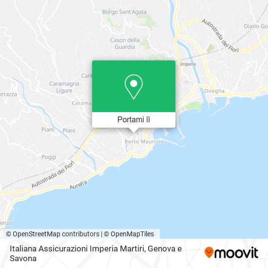 Mappa Italiana Assicurazioni Imperia Martiri