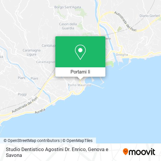 Mappa Studio Dentistico Agostini Dr. Enrico