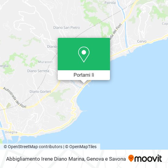 Mappa Abbigliamento Irene Diano Marina