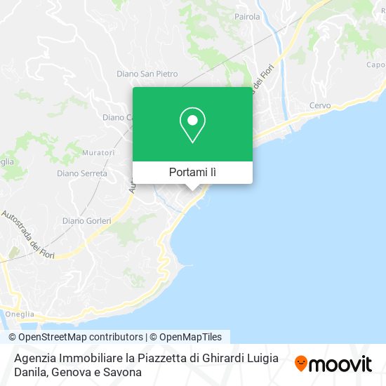 Mappa Agenzia Immobiliare la Piazzetta di Ghirardi Luigia Danila