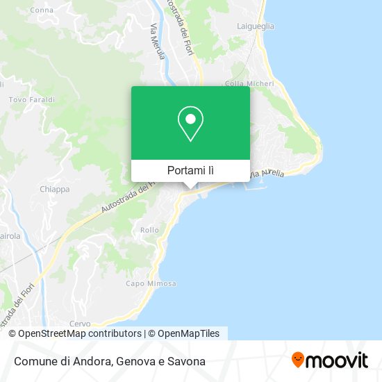 Mappa Comune di Andora