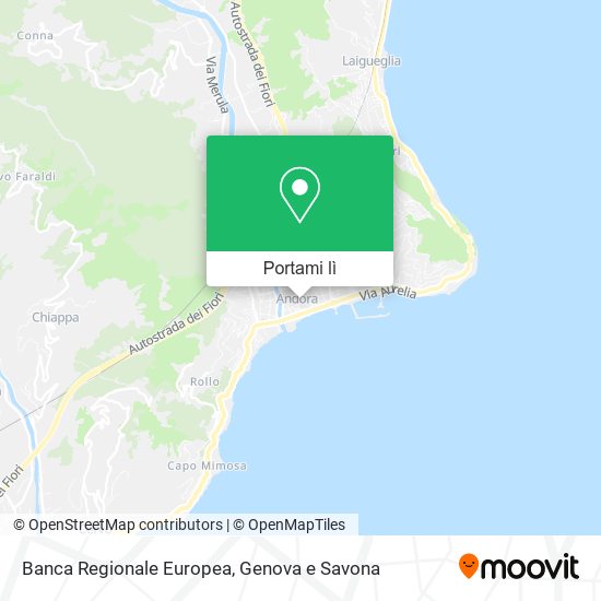 Mappa Banca Regionale Europea