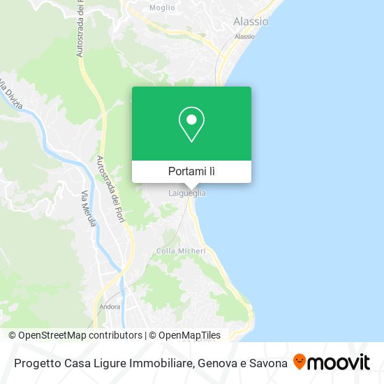 Mappa Progetto Casa Ligure Immobiliare