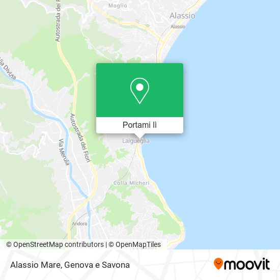 Mappa Alassio Mare