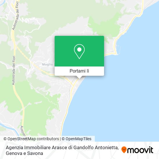 Mappa Agenzia Immobiliare Arasce di Gandolfo Antonietta