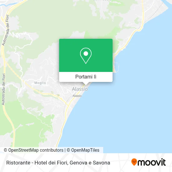 Mappa Ristorante - Hotel dei Fiori