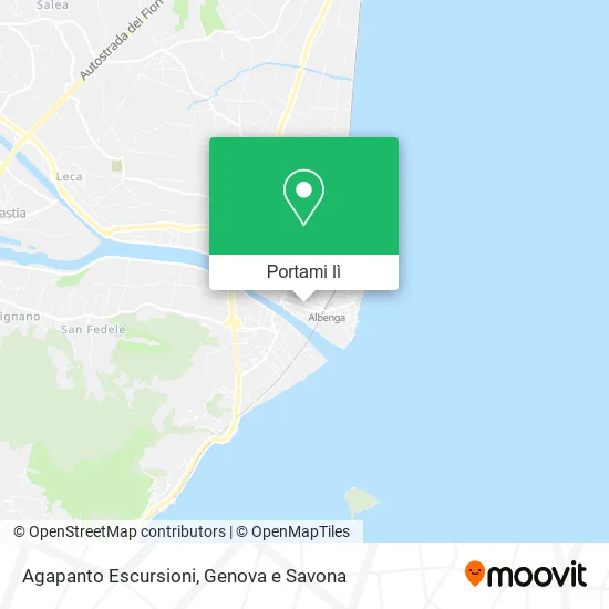 Mappa Agapanto Escursioni