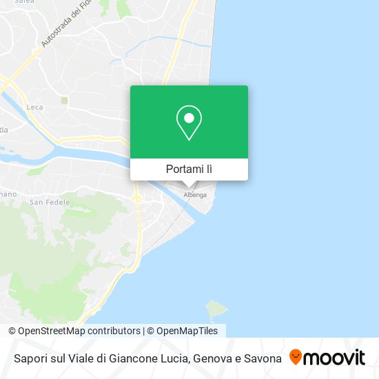 Mappa Sapori sul Viale di Giancone Lucia