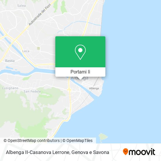 Mappa Albenga II-Casanova Lerrone