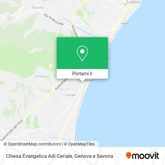 Mappa Chiesa Evangelica Adi Ceriale