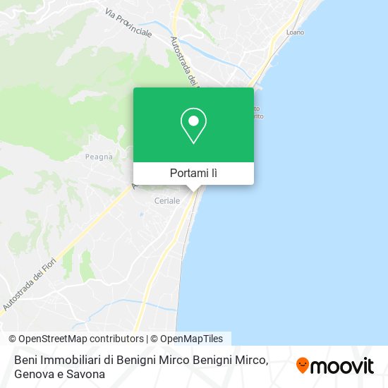 Mappa Beni Immobiliari di Benigni Mirco Benigni Mirco