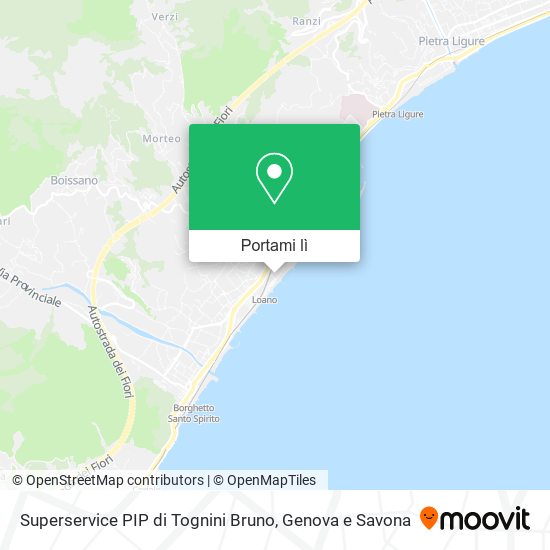 Mappa Superservice PIP di Tognini Bruno