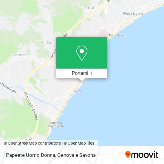 Mappa Papeete Uomo Donna