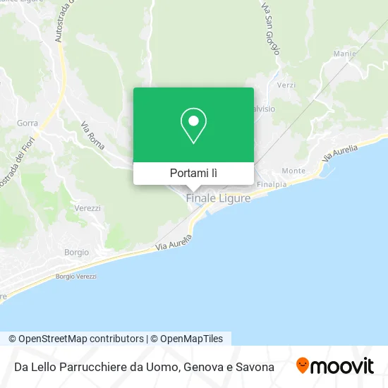 Mappa Da Lello Parrucchiere da Uomo