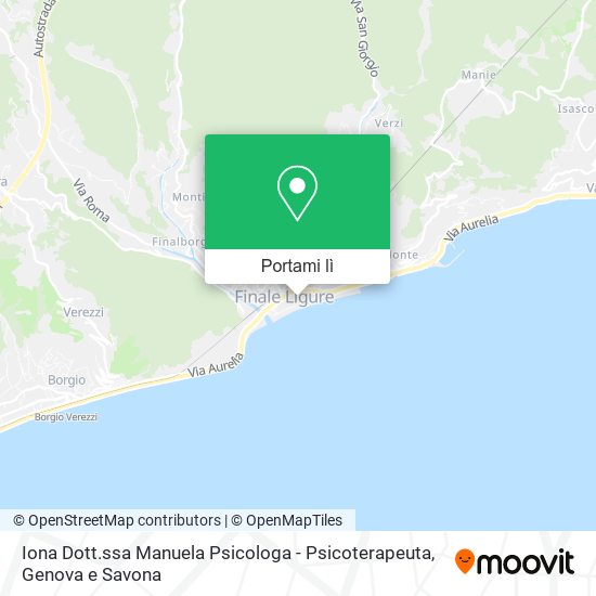 Mappa Iona Dott.ssa Manuela Psicologa - Psicoterapeuta