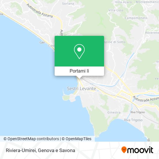 Mappa Riviera-Umirei