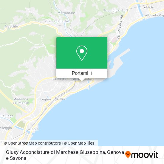 Mappa Giusy Acconciature di Marchese Giuseppina