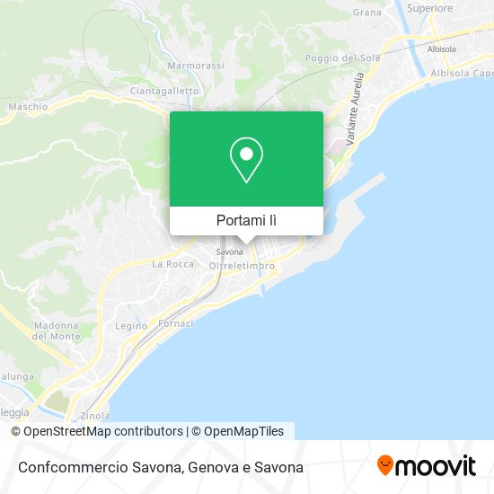 Mappa Confcommercio Savona