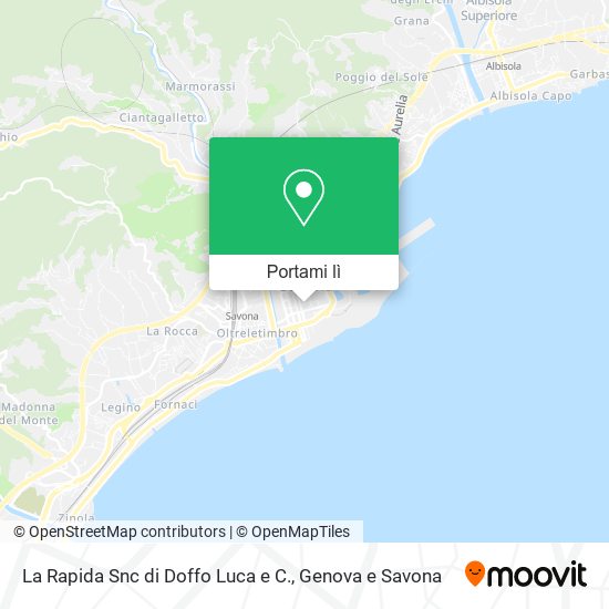 Mappa La Rapida Snc di Doffo Luca e C.