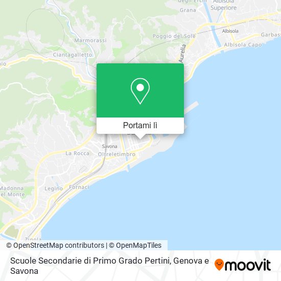 Mappa Scuole Secondarie di Primo Grado Pertini