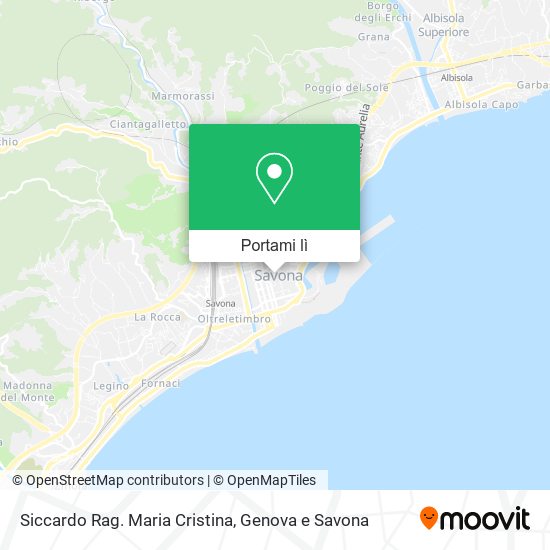 Mappa Siccardo Rag. Maria Cristina