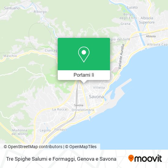 Mappa Tre Spighe Salumi e Formaggi
