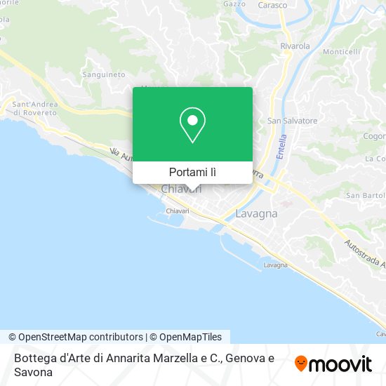 Mappa Bottega d'Arte di Annarita Marzella e C.