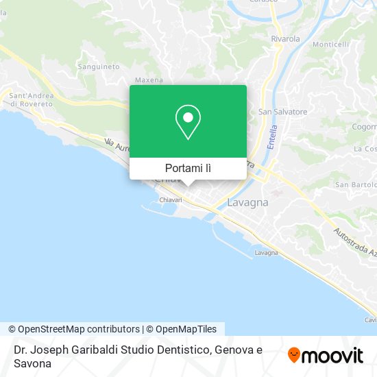 Mappa Dr. Joseph Garibaldi Studio Dentistico